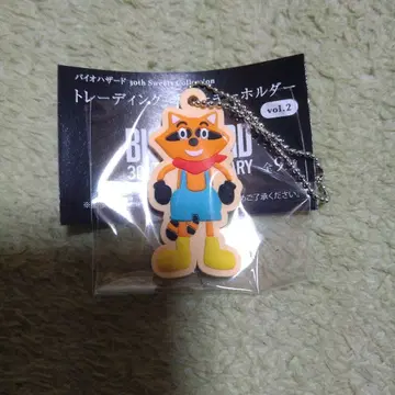 바이오하자드 30주년 트레이딩 러버 키링 라쿤 군 가챠