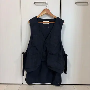 BEAMS BOY 네이비 낚시용 조끼