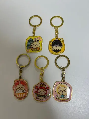치이카와 지역 한정 키링 묶음 판매 (오사카/하코네/후쿠오카/미에) 토끼