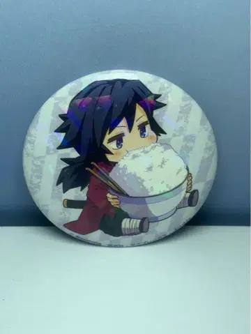 귀멸의 칼날 토미오카 기유 키라 캔뱃지