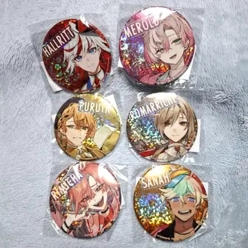 프라가리아 메모리즈 홀로그램 캔뱃지 1 레드 부케 전 6종 세트
