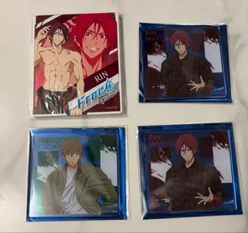 Free! 마츠오카 린 타치바나 마코토 MS 아크릴 클리어 카드