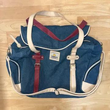 [ 새상품급 ] 백 네이비 파랑 숄더 토트 여행 가방