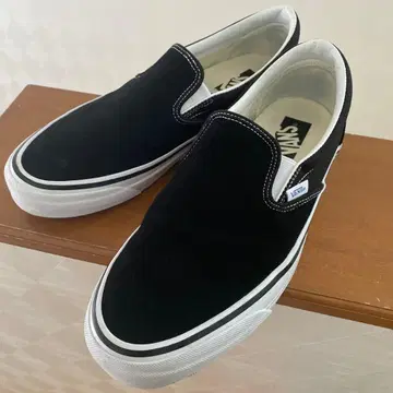VANS PREMIUM LX BLACK 슬립온 28.5