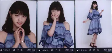 노기자카46 회장 한정판 브로마이드 니시노 나나세 신기루 노래 의상 컴프