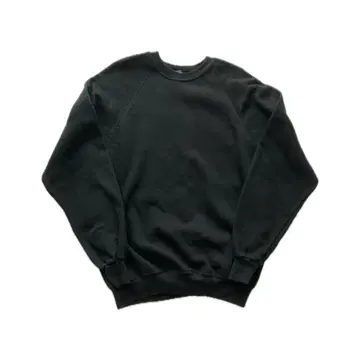 [거의 데드스탁] 80s 바셋 워커 무지 맨투맨 XL 블랙 미국제