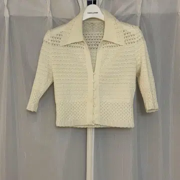 마메 쿠로고시 반팔 니트