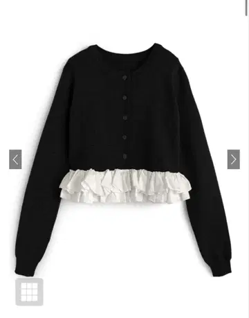 GRL [미사용 새상품] 프릴 니트 가디건