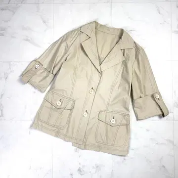 레리안 롤업 테일러드 자켓 베이지 사이즈 9*MD704