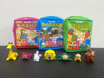 타베코 동물 파우치 피규어 세트 7개 묶음 판매 가챠가챠