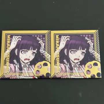 단간론파 15주년 기념전 스퀘어 캔뱃지 희로애락 컬렉션 츠미키 미캉