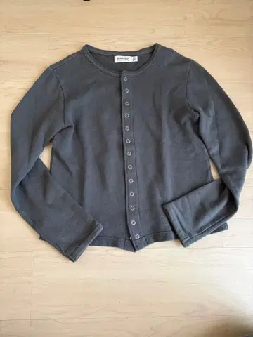 BEAMS BOY 그레이 가디건 긴팔