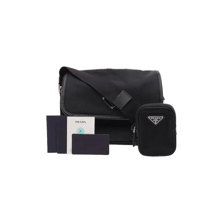 Prada Saffiano & Re-Nylon 单肩包