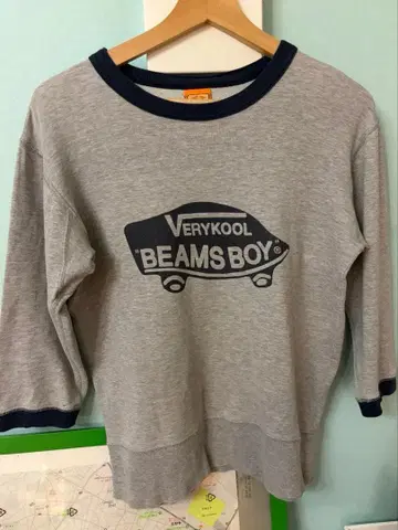 빔즈 보이 링거 7부 소매 맨투맨