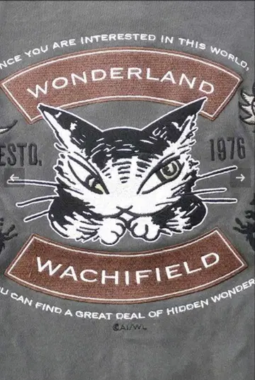 와치필드 다얀 풀 집업 팔짱 낀 자수 후드티 (LL) 사이즈