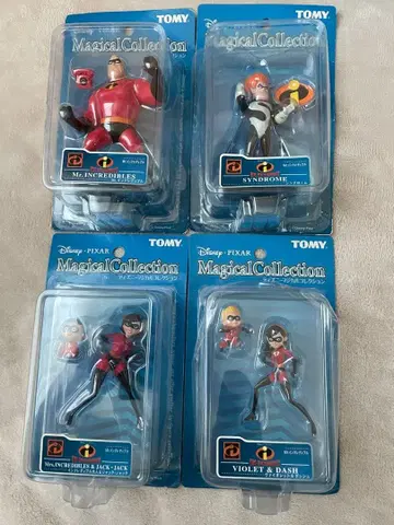 디즈니 픽사 매지컬 컬렉션 피규어 인크레더블 4체 세트