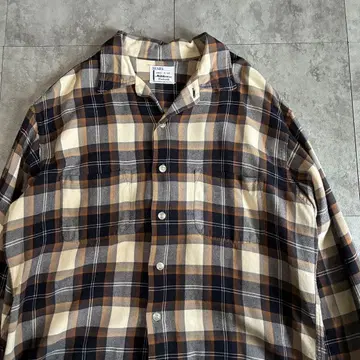 60s sears 레이온 오픈 카라 셔츠