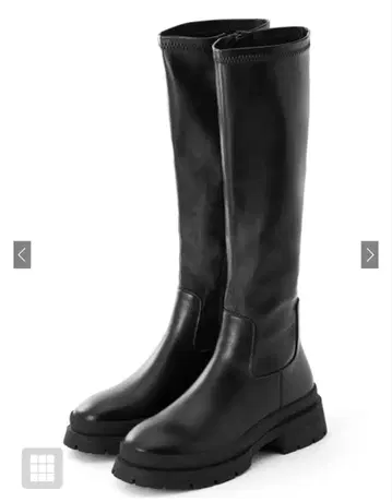 GRL 탱크 밑창 가죽 롱 부츠 미사용 새상품