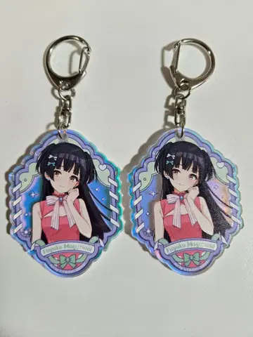 아이돌 마스터 마유즈미 후유코 아크릴 키링 시구레 우이 콜라보