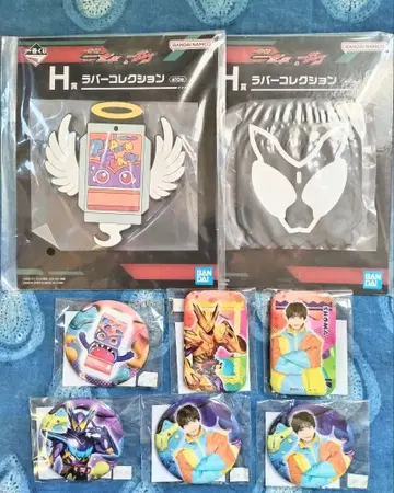 가면라이더 가브/쇼마 TOS 복권 캔뱃지 & 제일복권 코스터 일괄