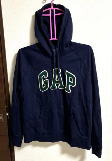 GAP 네이비 후드 부착 후드티