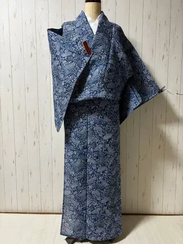 정염 염색 비단잉어 오지야 크레이프 원단 m4465