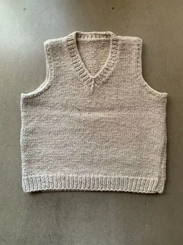 에미오와스 히말라야 울 베스트 손으로 짠 손뜨개질