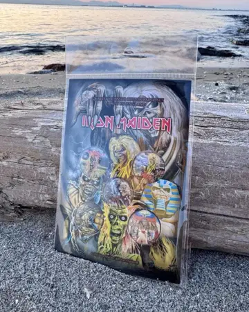 IRON MAIDEN / EARLY ALBUMS 핀 배지 세트 5개입