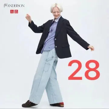 UNIQLO and JW ANDERSON 릴랙스 페인터 팬츠