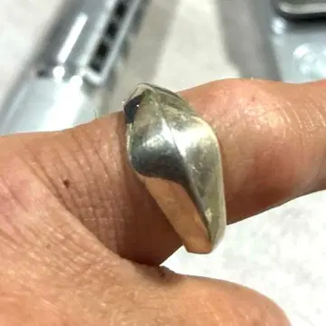 빈티지 실버 반지 15.5호 9g 실버 각인 있음