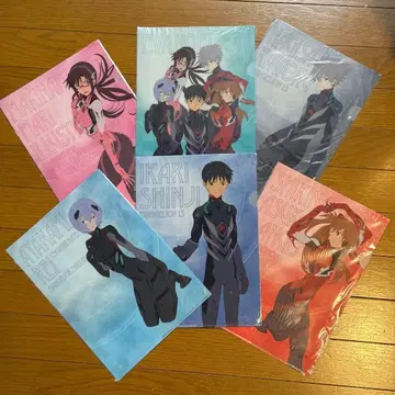 에반게리온 클리어 파일 6장 세트