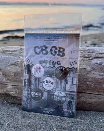 CBGB / Logos 캔뱃지 세트 5개입