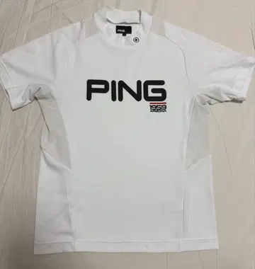 PING 핑 어패럴 골프 모크넥 셔츠 반팔 남성용 L 사이즈