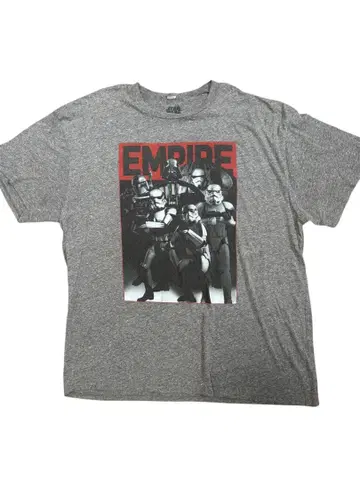 서리 내린 스타 워즈 빅 사이즈 남성용 다스 베이더 t셔츠