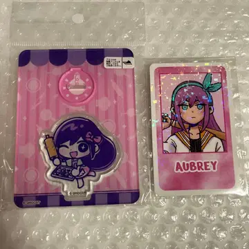 OMORI 카페 오브리 아크릴 스탠드 홀로그램 카드