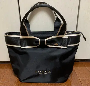TOCCA 바이컬러 리본 토트백 숄더백 토카