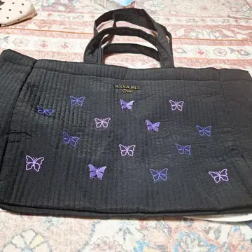 ANNA SUI 나비 자수 토트백