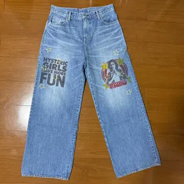 HYSTERIC 와이드 데님