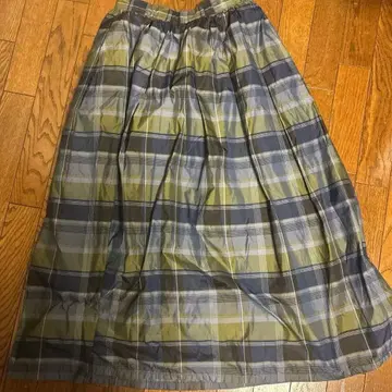 IENA 이에나 샴브레이 컬러 턱 개더 스커트 사이즈 36