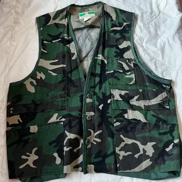 카모플라쥬 낚시용 조끼