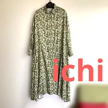 이치 꽃무늬 셔츠 원피스 이치