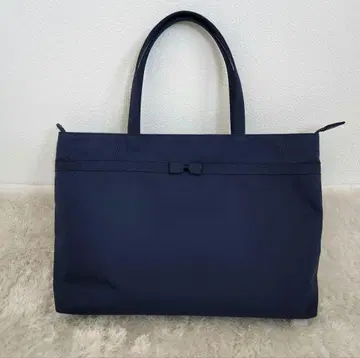 키타무라 포멀 토트 리본 네이비 A4 사이즈 수험 서브 백