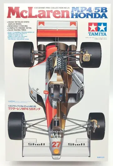 타미야 1/20 그랑프리 컬렉션 맥라렌 MP4/5B 혼다 26
