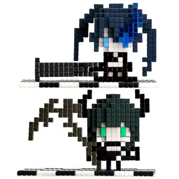 Pixtone 하츠네 미쿠 블랙 록 슈터 & 데드 마스터 피규어