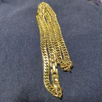 키헤이 목걸이 골드 티타늄 목걸이 체인 50cm 폭 6.5mm