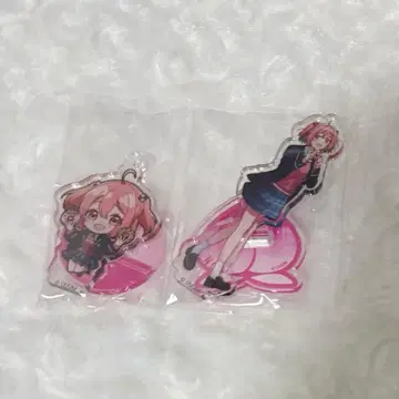 컬러풀 피치 카라피치 노아 패밀리마트 아크릴 스탠드 아크스타