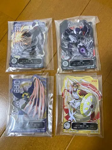 제일복권 디지몬 아크릴 스탠드 ACLLECT 4개 세트