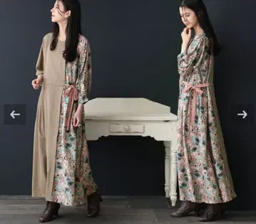 somari imagination 이소재 MIX 플라워 프린트 원피스