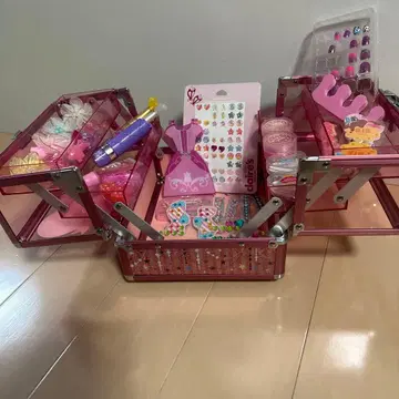 메이크업 박스 아이 쉐도우 립 네일 세트 씰