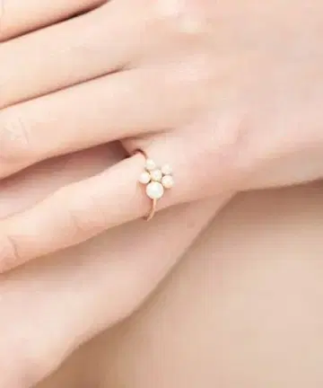 현행 모델 les bonbon 키키요 반지 5호 아가트 스타 주얼리